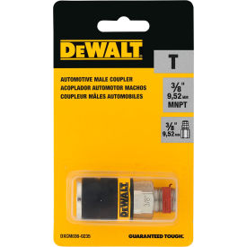 Automotive Male Coupler, 3/8" MNPT, 3/8" Body
