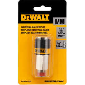 Industrial Male Coupler, 3/8" MNPT, 3/8" Body