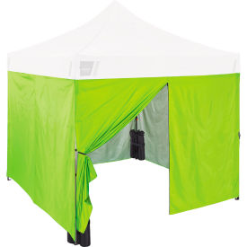 Pop-Up Tent Sidewall Kit, 9-1/2'L x 6-5/16'H, Lime