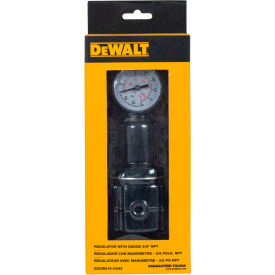 Air Regulator with Pressure Gauge, 3/8" NPT, 150 Max PSI