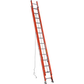 28' Type IA Fiberglass D-Rung Extension Ladder, 300 lb. Capacity