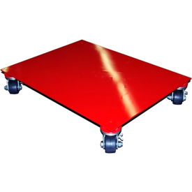 Individual Big Red Flush Top Dolly, 32" x 24", 3300 lb. Capacity