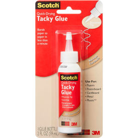 6052A-1 Quick Drying Tacky Glue, 2 oz. Transparent