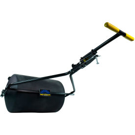 Spreaders Commercial Roller, 28 Gallon, 49"L x 24"W x 18"H, Black