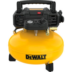 Pancake Air Compressor, 0.9 HP, 6 Gallon, 2.6 CFM