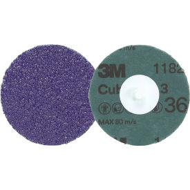 Cubitron 3 Roloc 1182C Fibre Disc, Die R200P, 36+ Grit, 2" Dia.