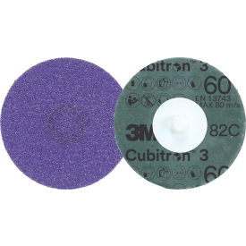 Cubitron 3 Roloc 1182C Fibre Disc, Die R400BB, 60+ Grit, 4" Dia.