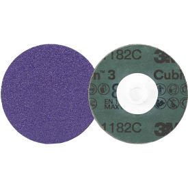 Cubitron 3 Roloc 1182C Fibre Disc, Die RS400BB, 80+ Grit, 4" Dia.