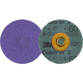 Cubitron 3 Roloc 1182C Fibre Disc Die RS200PM 60+ Grit 2" Dia