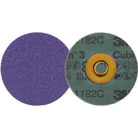 Cubitron 3 Roloc 1182C Fibre Disc, RS300VM, 80+ Grit, 3" Dia.