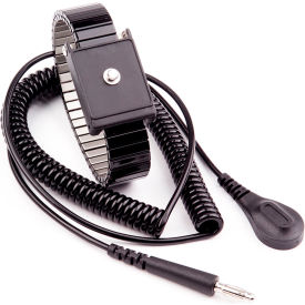 Premium Wrist Strap Set, 6'L, Machined, 4mm Snap