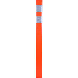 TrafFix Channelizer Post, Cloverleaf, 3" White HIP Bands, 36"H, Orange