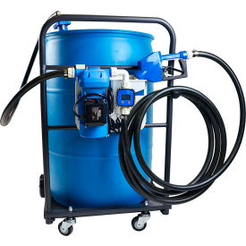 AC 120V DEF Pump Kit with Trolley, Automatic Nozzle, Blue