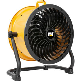 14" High Velocity Industrial Drum Fan, 2300 CFM, 1/15 HP, Yellow