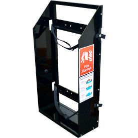 Vehicle Fire Blanket Wall Rack, 16" x 33-1/2", Black