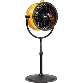 14" High Velocity Pedestal Industrial Drum Fan, 4 Speed, 2300 CFM, 130W, 1/15 HP