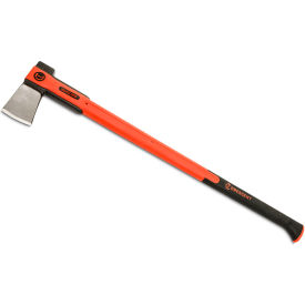 HEADLOCK Axe with 33-1/2" Fiberglass Handle, 6 lb. Head, Rawhide/Black