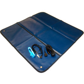 Field Service Kit, 2 Male 10mm Snaps, 2 'x 2', Wrist Band Set, Blue