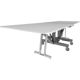 Mobile Collaboration Hub & Glassboard 73"W x 42"H