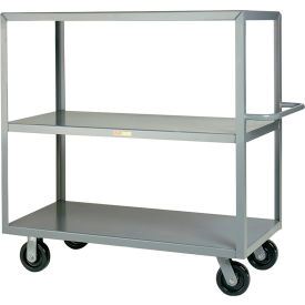 Shelf Truck with 3 Shelves, 3600 lb. Capacity, 77-1/2"L x 30"W x 45"H