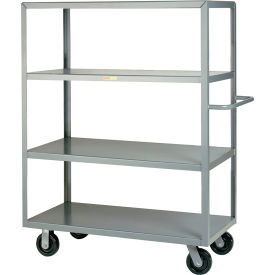Shelf Truck with 4 Shelves, 3600 lb. Capacity, 77-1/2"L x 30"W x 63-1/2"H