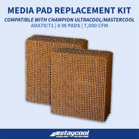 Cooling Media For Ultracool/Mastercool ADA70/71 Evap. Cooler, 41-1/4"Wx8"Dx29"H