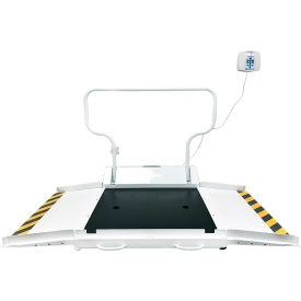 Digital Wheelchair & Stand-On Scale, ADA Compliant, 40" x 32-1/4" x 1-7/8"