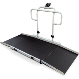 Dual Ramp ADA Compliant Wheelchair Scale, 1000 lb Capacity, 83-1/2"L x 36-3/8"W