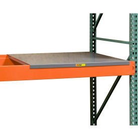 Heavy-Duty Steel Rack Deck, 58"W x 48"D, 4000 lb. Capacity, Gray