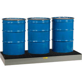Low Profile Spill Control Platform, 3 Drum, 66 Gallon