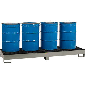 Forkliftable Spill Control Platform, 4 Drum, 93 Gallon