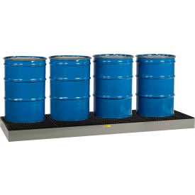 Low Profile Spill Control Platform, 4 Drum, 93 Gallon
