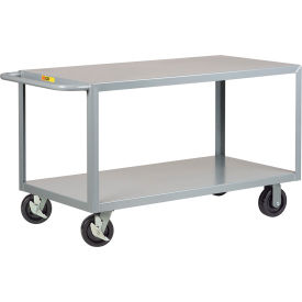 Heavy-Duty Shelf Truck, 2 Shelves Flush, 3600 lb. Cap., 77-1/2"L x 30"W x 36"H