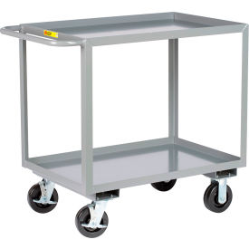 Heavy-Duty Shelf Truck, 2 Shelves Lipped, 3600 lb. Cap., 77-1/2"L x 30"W x 36"H