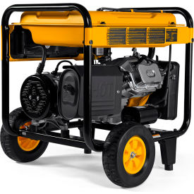 Generators with Electric/Recoil, 120V, 10000 Surge Watts, Yellow