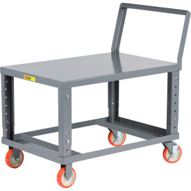 Low Deck Shelf Truck w/ Flush Shelves & Handle, 1200 lb. Cap., 35"L x 18"W x 37"H