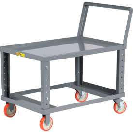 Low Deck Shelf Truck with Lip Shelves & Handle, 1200 lb. Cap., 51"L x 24"W x 37"H