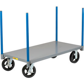 Pipe Stake Truck, 63"L x 24"W, Mold-on Rubber Wheels