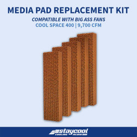 Cooling Media Set For Coolspace 400 Portable Evaporative Cooler, 60"W x 8"D x 48"H