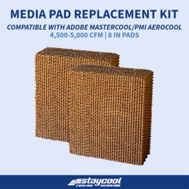 Cooling Media For Adobe Mastercool/PMI Aerocool Evaporative Cooler, 40"W x 8"D x 23"H