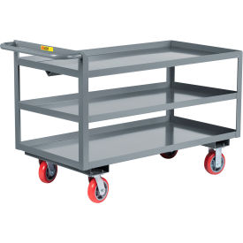 Merchandise Collector, 3 Shelves Lipped, 3600 lb. Cap., 77-1/2"L x 30"W x 34"H