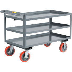 Merchandise Collector, 3 Shelves Lipped, 2400 lb. Cap., 53-1/2"L x 24"W x 36"H