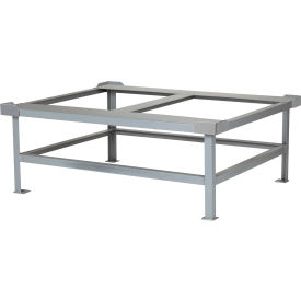 Low Profile Pallet Stand w/ Load Retainers, 42"W x 48"D x 18"H, 4000 lb Capacity