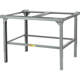 Stationary Pallet Stand w/ Load Retainers, 42"W x 48"D x 28-1/2 - 44-1/2"H