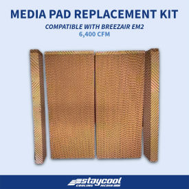 Cooling Media For Bonair Durango Window Evaporative Cooler, 31-1/2"W x 2-1/2"D x 31"H