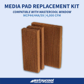 Cooling Media For MCP44/44A/59 Window Evaporative Cooler, 35"W x 2"D x 24"H
