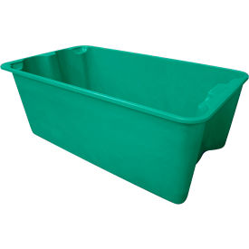 Fiberglass Nest & Stack Tote, 30-5/8"L x 16-7/8"W x 11-1/8"H, Green