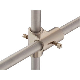 CLC-RDENDZ Clamp Rod Connector, Nickel Plated