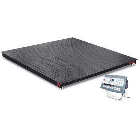 Defender 5000 Floor Scale with LCD, 2500 lb x 0.5 lb