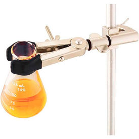 CLM-SWIVL2SSM Clamp, 2-Prong Single Adjust, Stainless Steel, 0-76mm